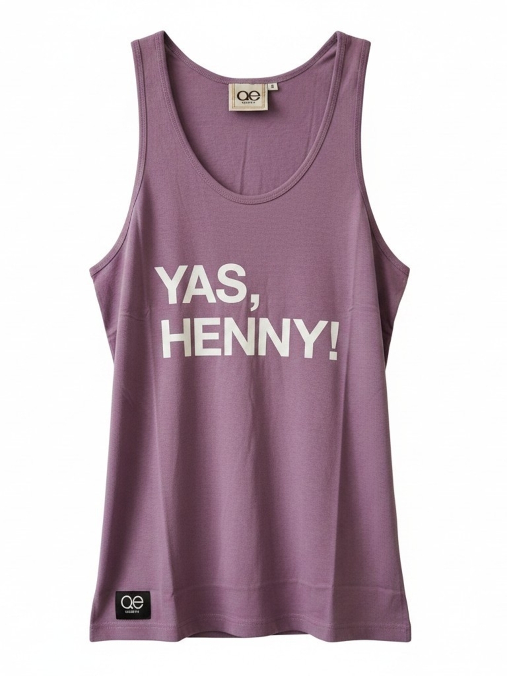 Mauve 'YAS,‎ HENNY!' Graphic Tank